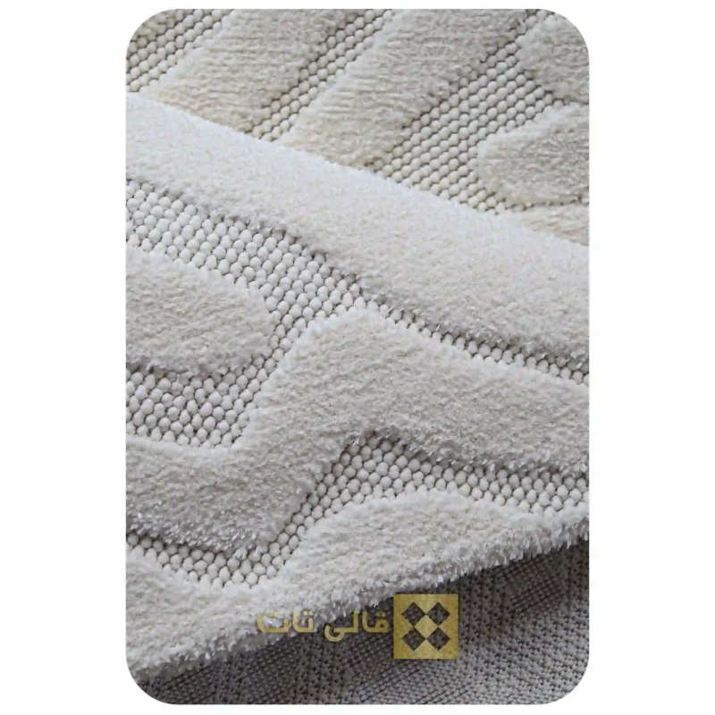 فرش مینیمال پلی استر بوهو کد 1123 - Image 3
