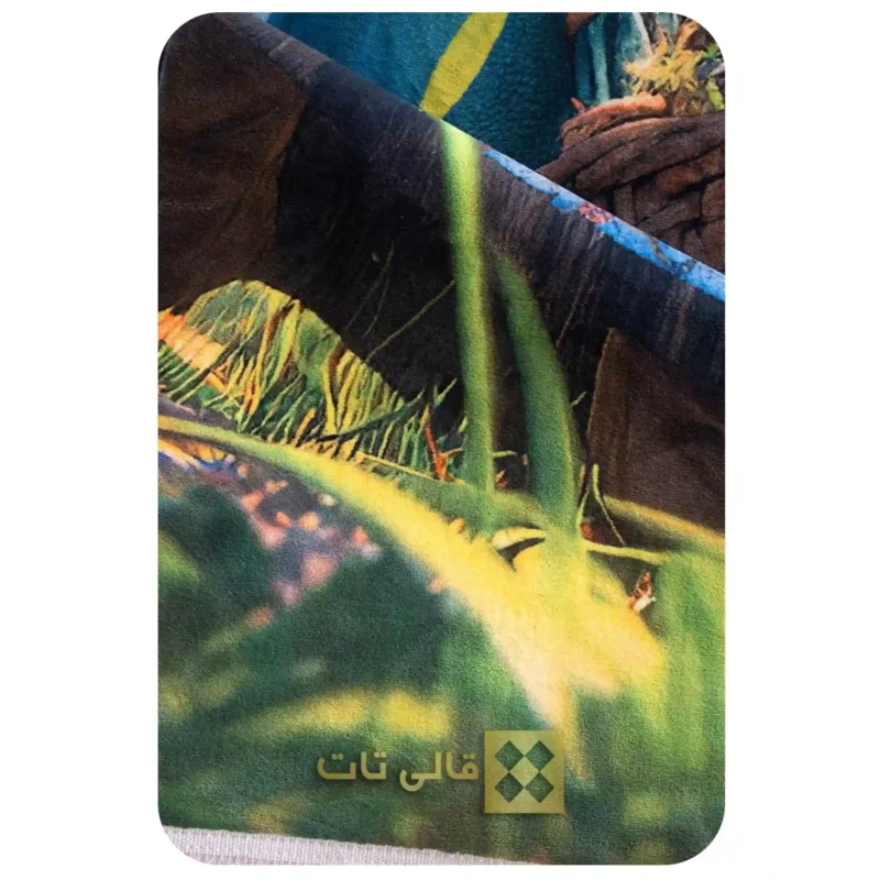 فرش محتشم 700 شانه کد 25KK0060 آبی - Image 3